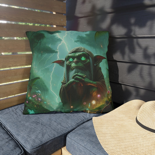 Pillow | Outdoor Pillow | Shamanic Fantasy | Boggart | Goblin