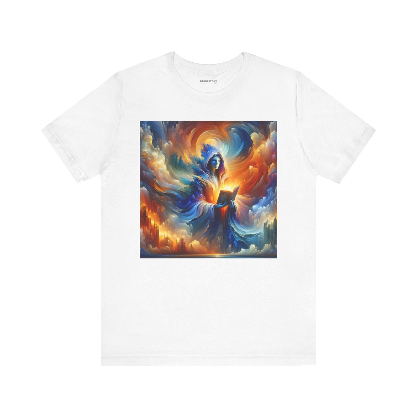 Tシャツ | ユニセックス | ジャージーTシャツ | 半袖 | 魔術幻想 | 宇宙エネルギー | 魔道士