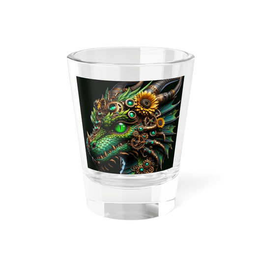 Shotglass | Steampunk Fantasy | Mekanisk Drage