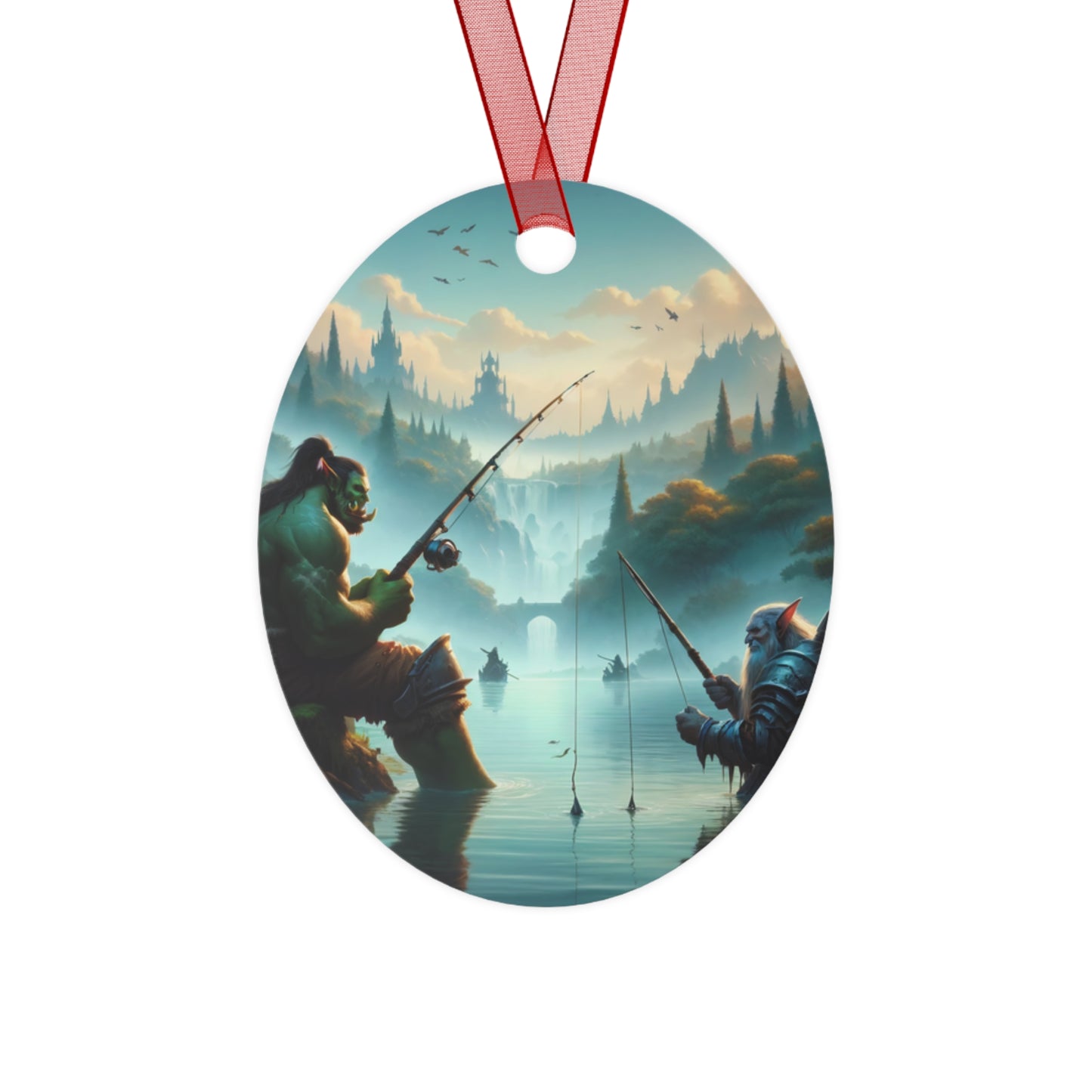 Ornament | Metal | Fantasy międzyrasowe | Orc i krasnolud