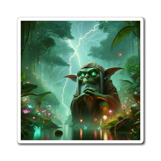 Magnete | Vinile | Fantasy Folcloristico | Sciamano Goblin
