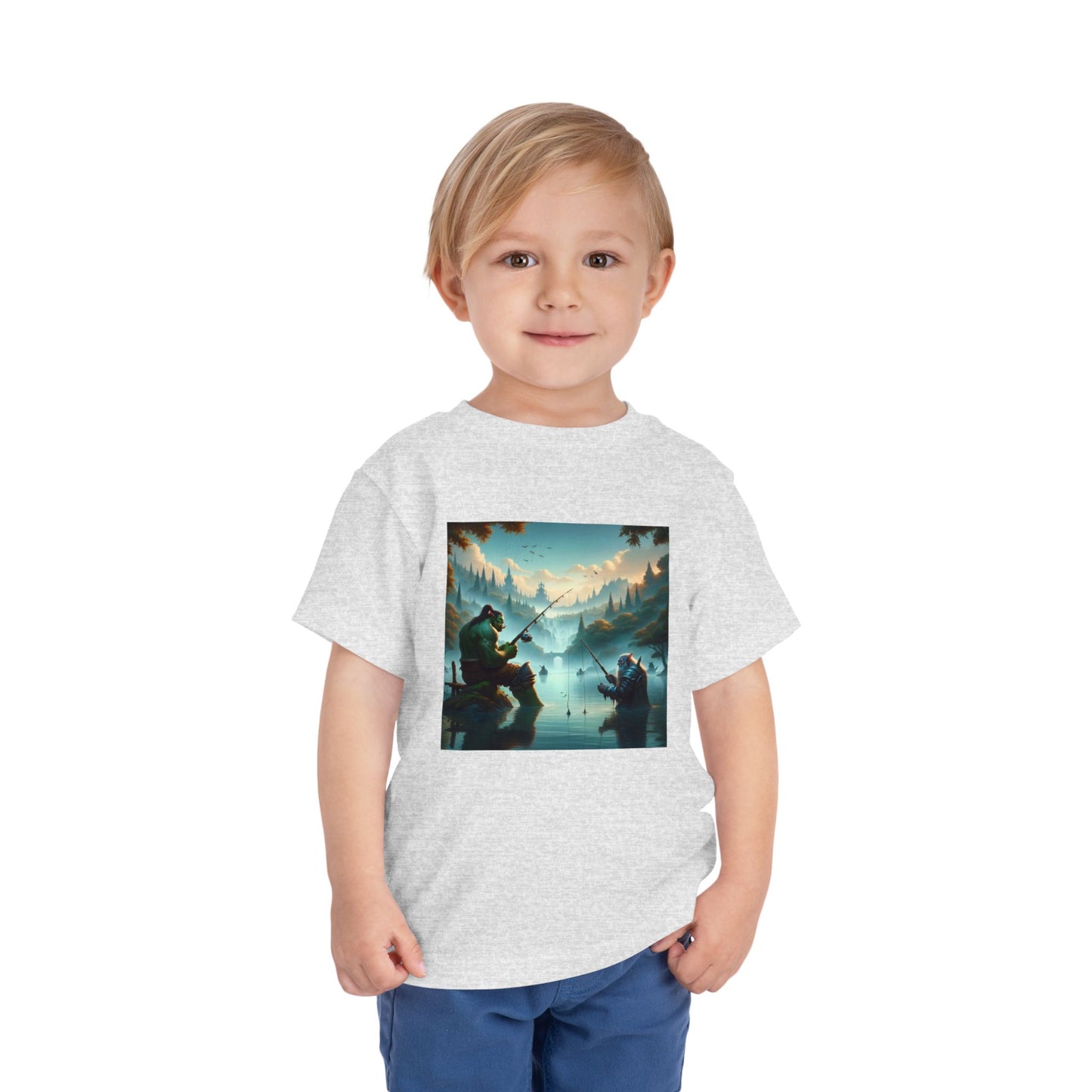 T-shirt | Peuter T-shirt | Korte mouw | Heldensage | Interraciale Vriendschap