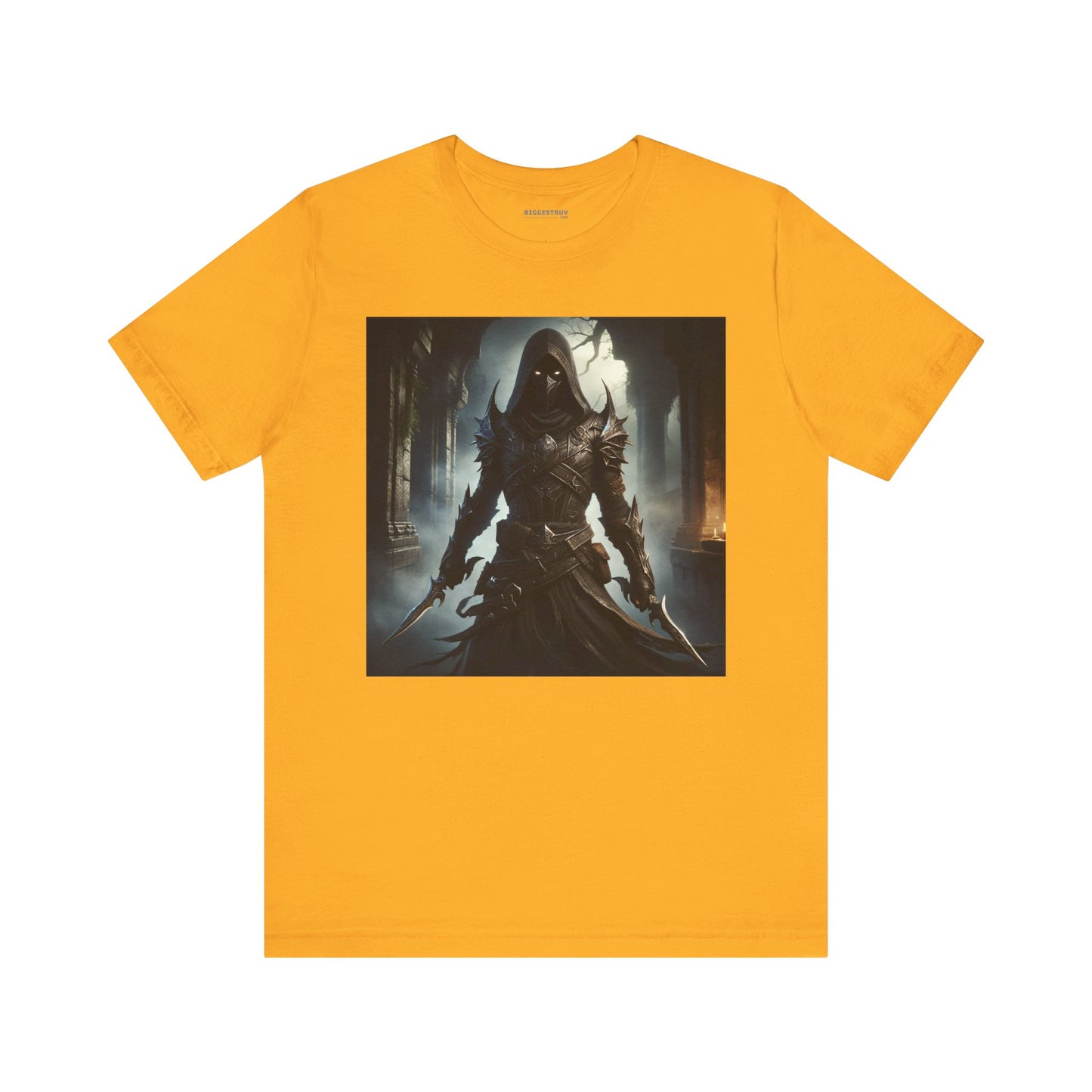 เสื้อยืด | ยูนิเซ็กส์ | เสื้อยืดเจอร์ซีย์ | แขนสั้น | จอมนักฆ่าเงามืด | นักล่าวิญญาณ
