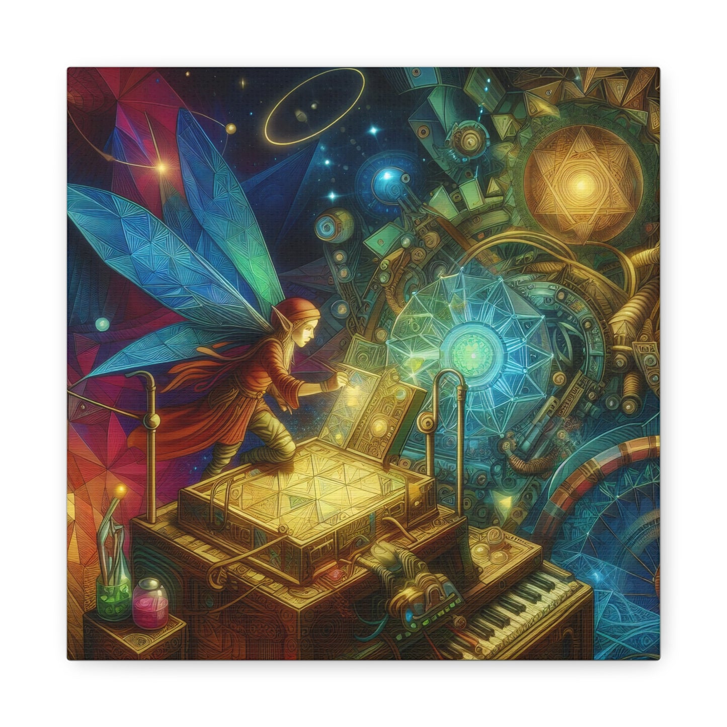 Canvas | Matt | Esoterisk fantasy | Sylf | Pussel