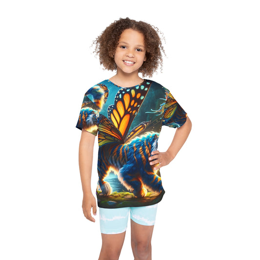 Sportshirt | Kinderen | Magisch Realisme | Vlinder Tijger