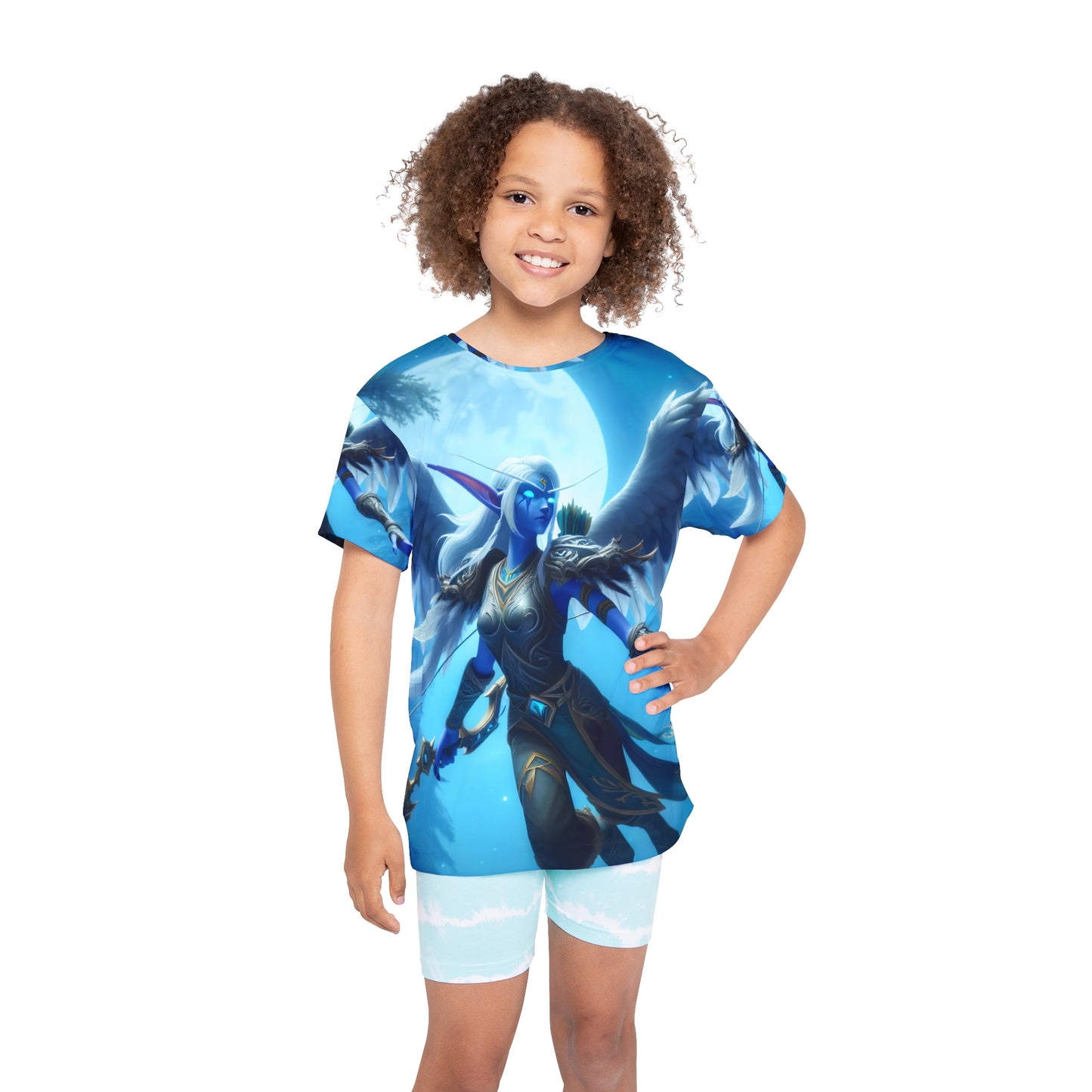 Sportshirt | Kinderen | Elfen Fantasy | Nachtkrijger | Engel