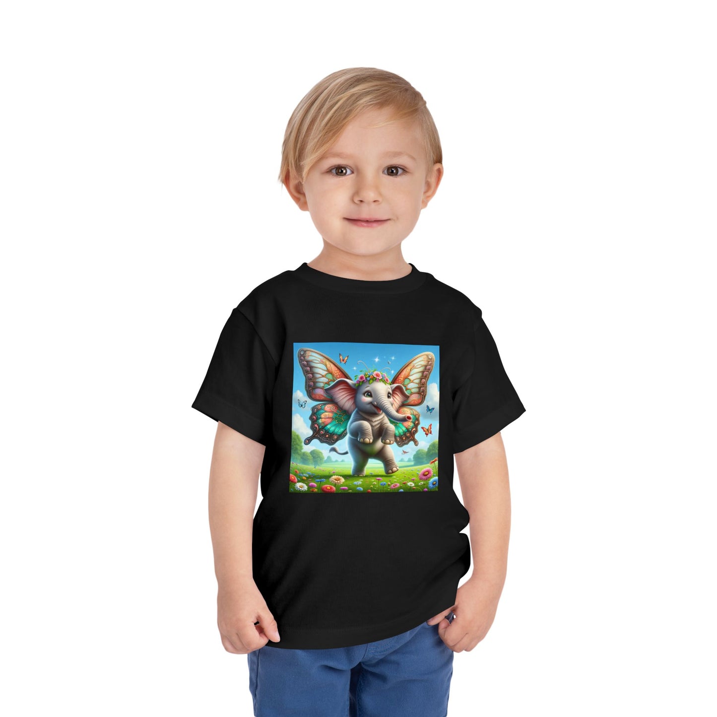 T-Shirt | Koszulka dla malucha | Krótki rękaw | Baśniowa fauna | Airavata | Słonik
