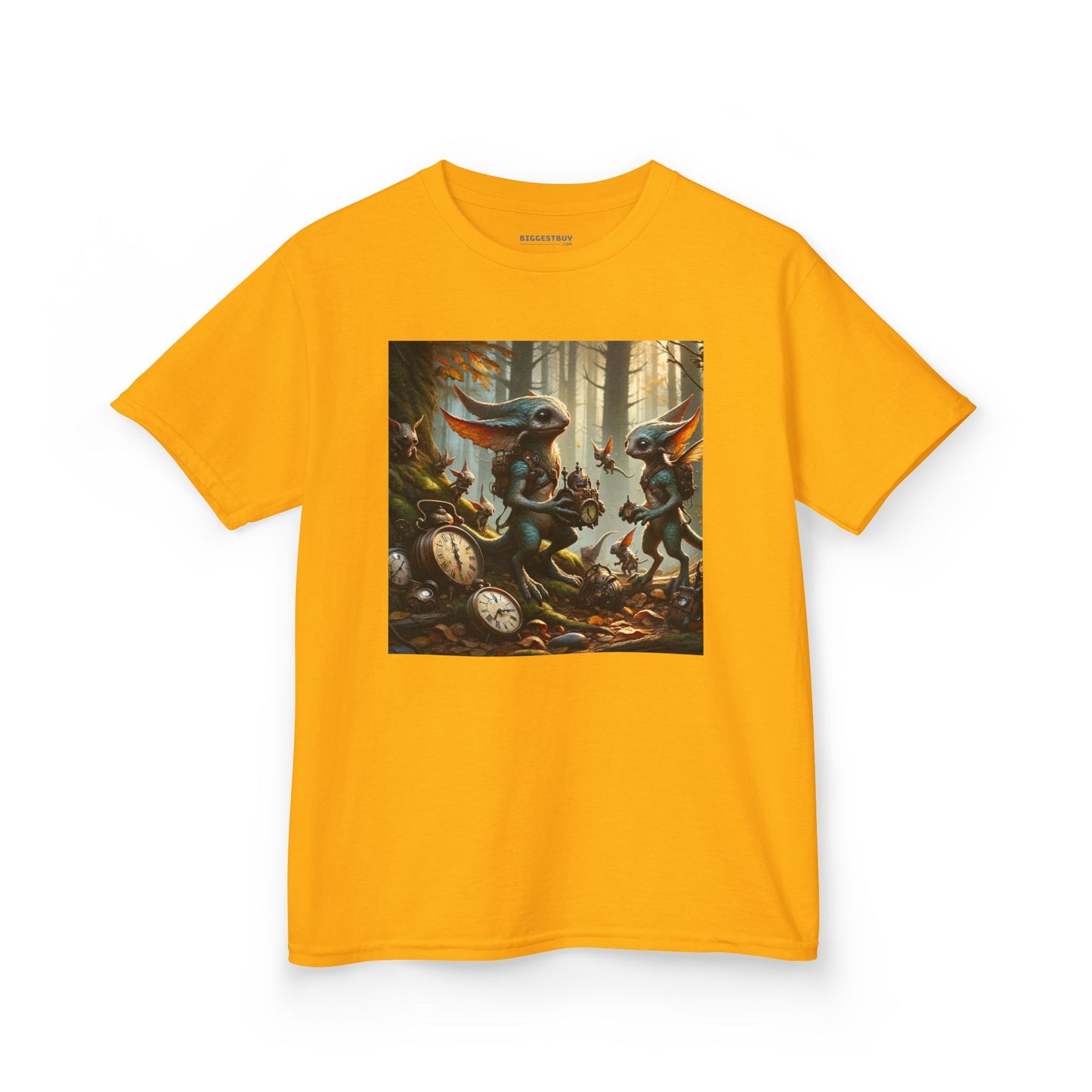 T-Shirt | Koszulka dziecięca | Ciężka bawełna | Steampunk Fantasy | Leśne Pooka