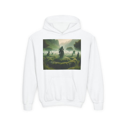 Sweatshirt | Jeugd | Met capuchon | Zware kwaliteit | Noordse mythologie | Mortem wachter