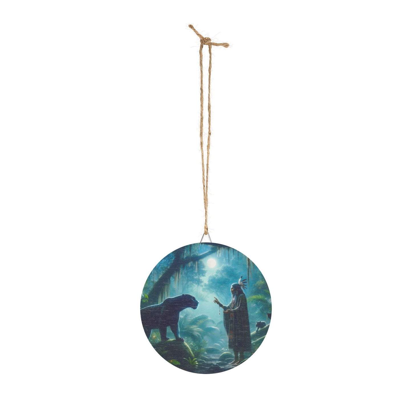 Schild | Holz | Schamanismus | Naturmagie | Panther