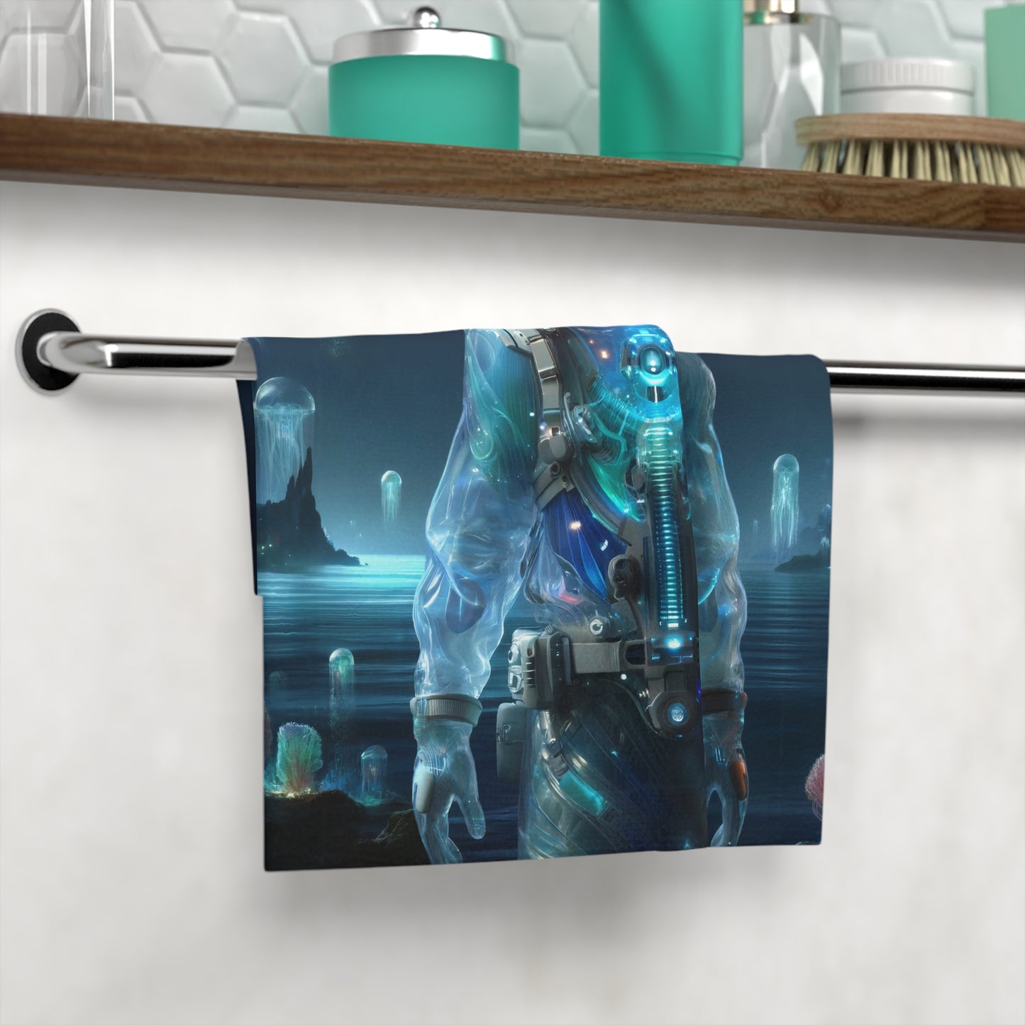 تولیہ | چہرے کا تولیہ | خلائی سائنس فکشن | بیرونی دنیا | خلاباز