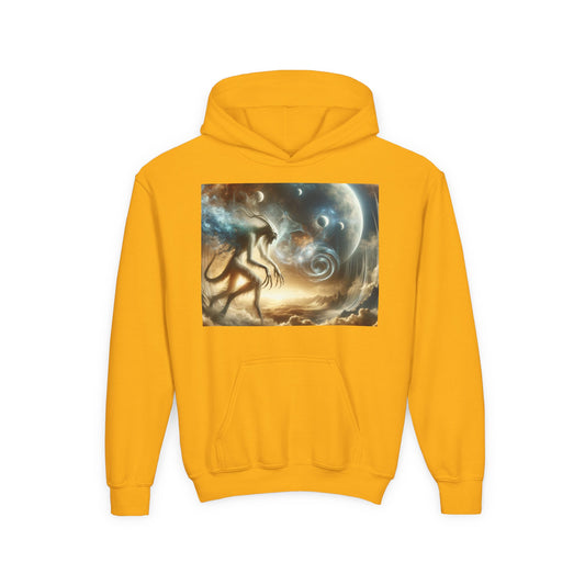 كنزة صوفية | شبابي | بقلنسوة | مزيج ثقيل | رعب كوني | محرك الواقع | كيان