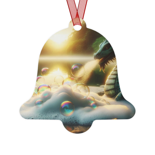 Ornament | Metall | Dragemagi | Fantasilandskap | Innsjø