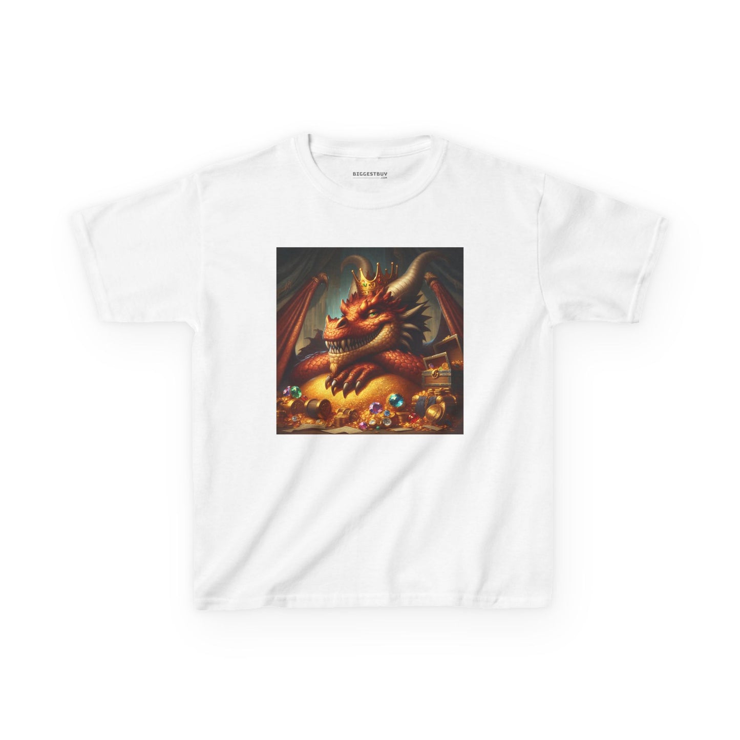 T-Shirt | Koszulka dziecięca | Ciężka bawełna | Nordycka Mitologia | Fafnir | Smok
