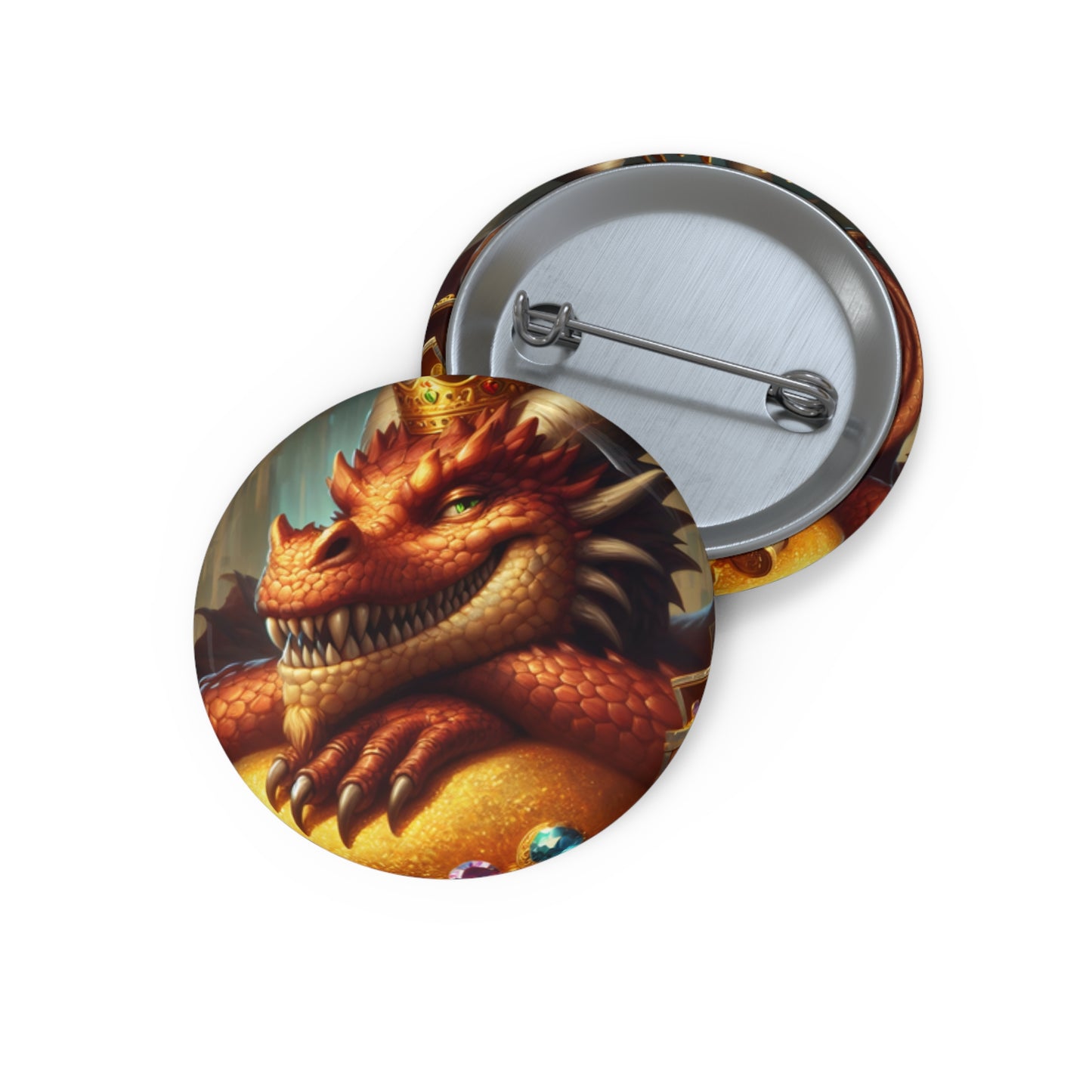 Przypinka | Przypinka agrafka | Z zapięciem na szpilkę | Nordycka Mitologia | Fafnir | Smok