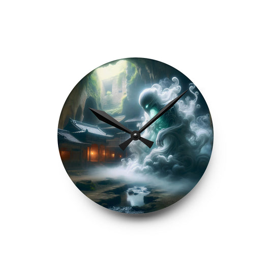 นาฬิกาแขวนผนัง | อะคริลิค | ทรงกลมหรือสี่เหลี่ยม | โยไค | วิญญาณญี่ปุ่น | ภูตในสายหมอก