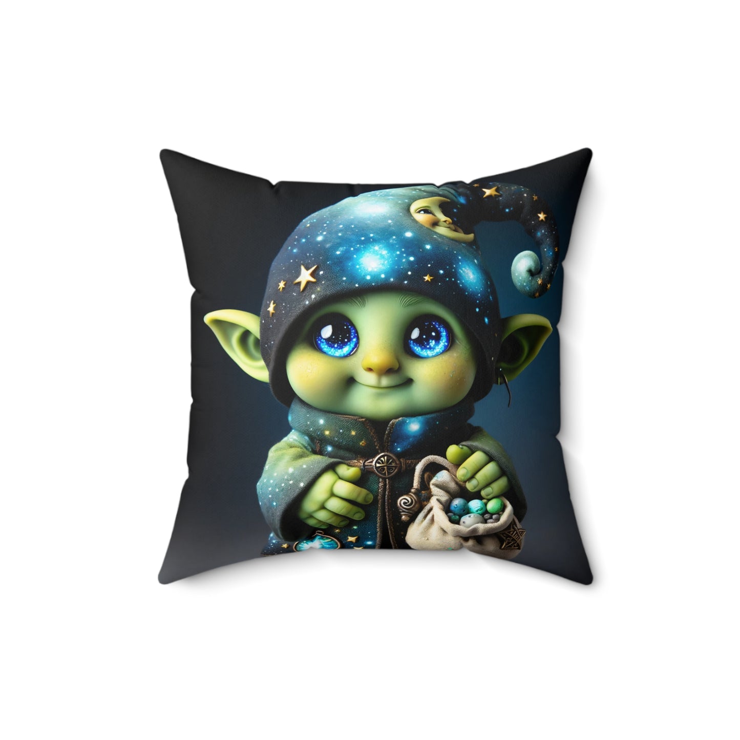 Pillow | Polyester | Square | Fantasy | Celestial Magic | Goblin
