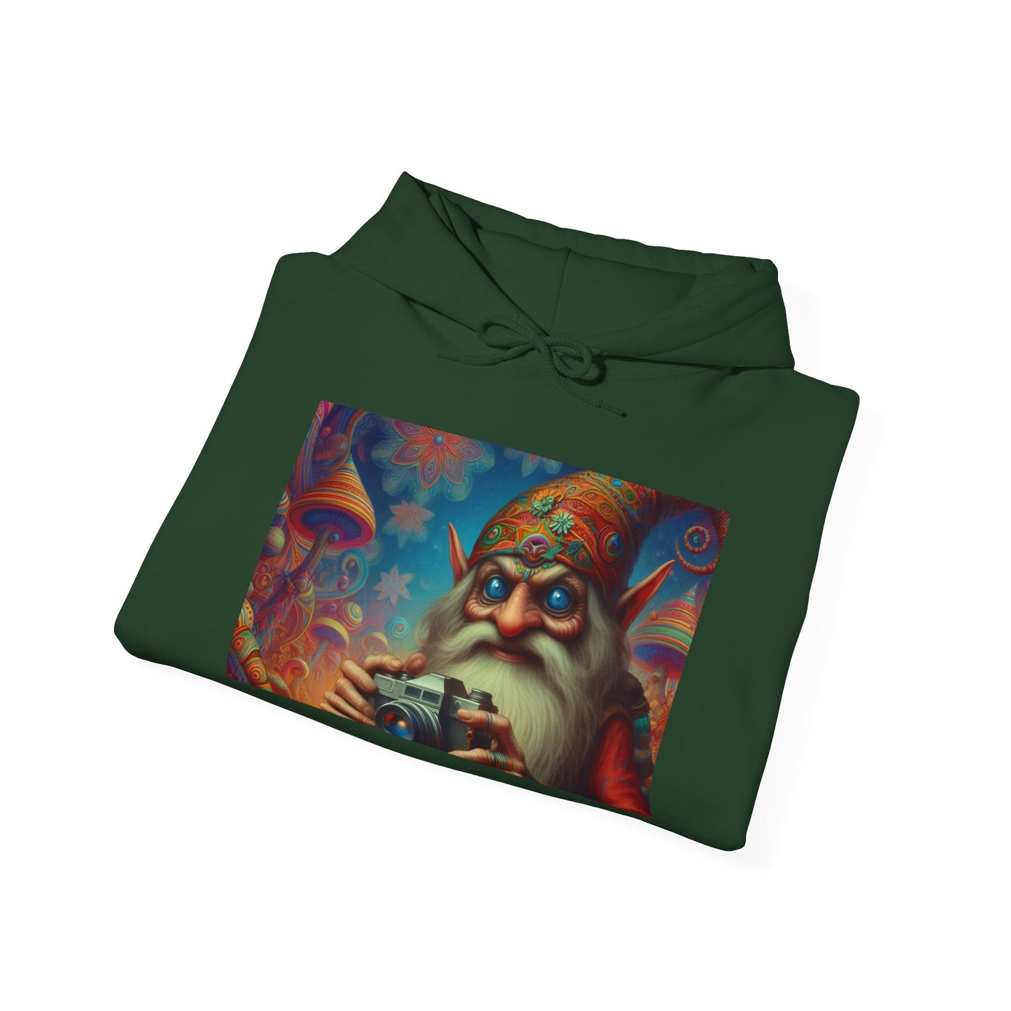 Bluza z kapturem | Unisex | Bluza dresowa z kapturem | Gruba mieszanka | Fantasy | Słowiański Duch | Domovoi