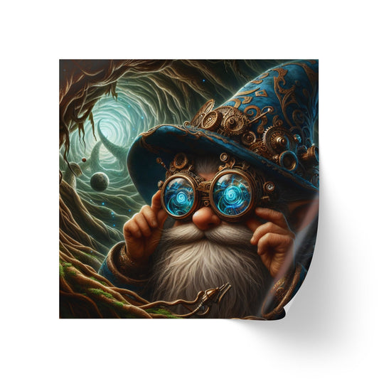 لفة ملصقات | مربعة | خيال الفوارتاليم | ساحر القزم