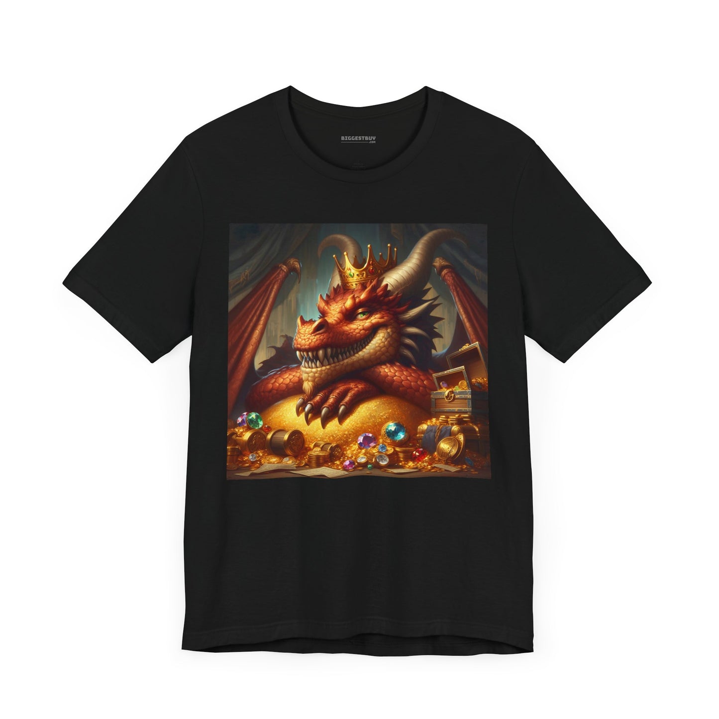 T-Shirt | Unisex | Koszulka dżersejowa | Krótki rękaw | Nordycka Mitologia | Fafnir | Smok