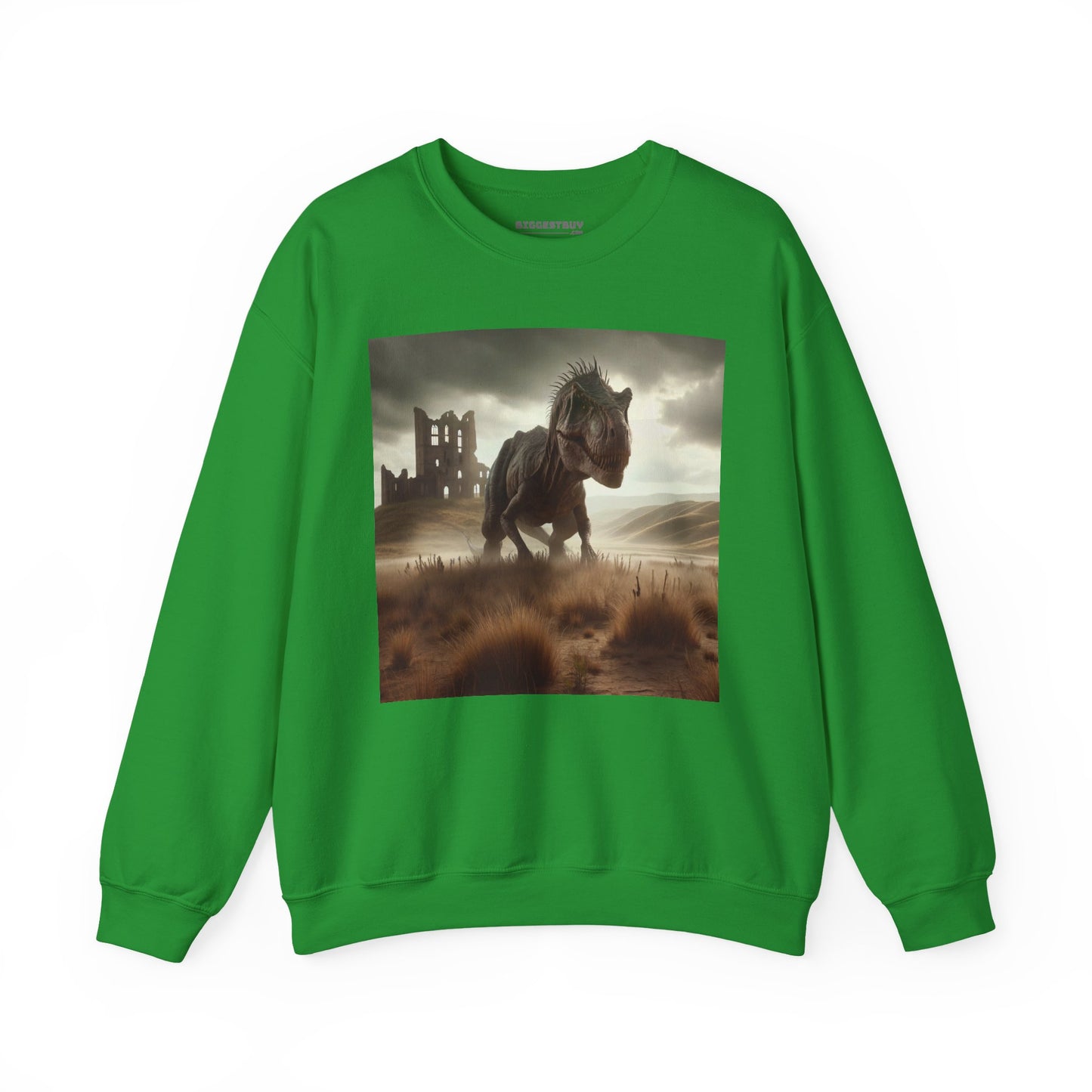 Felpa | Unisex | Girocollo | Misto pesante | Paleofinzione | Dinosauri Preistorici | T-Rex