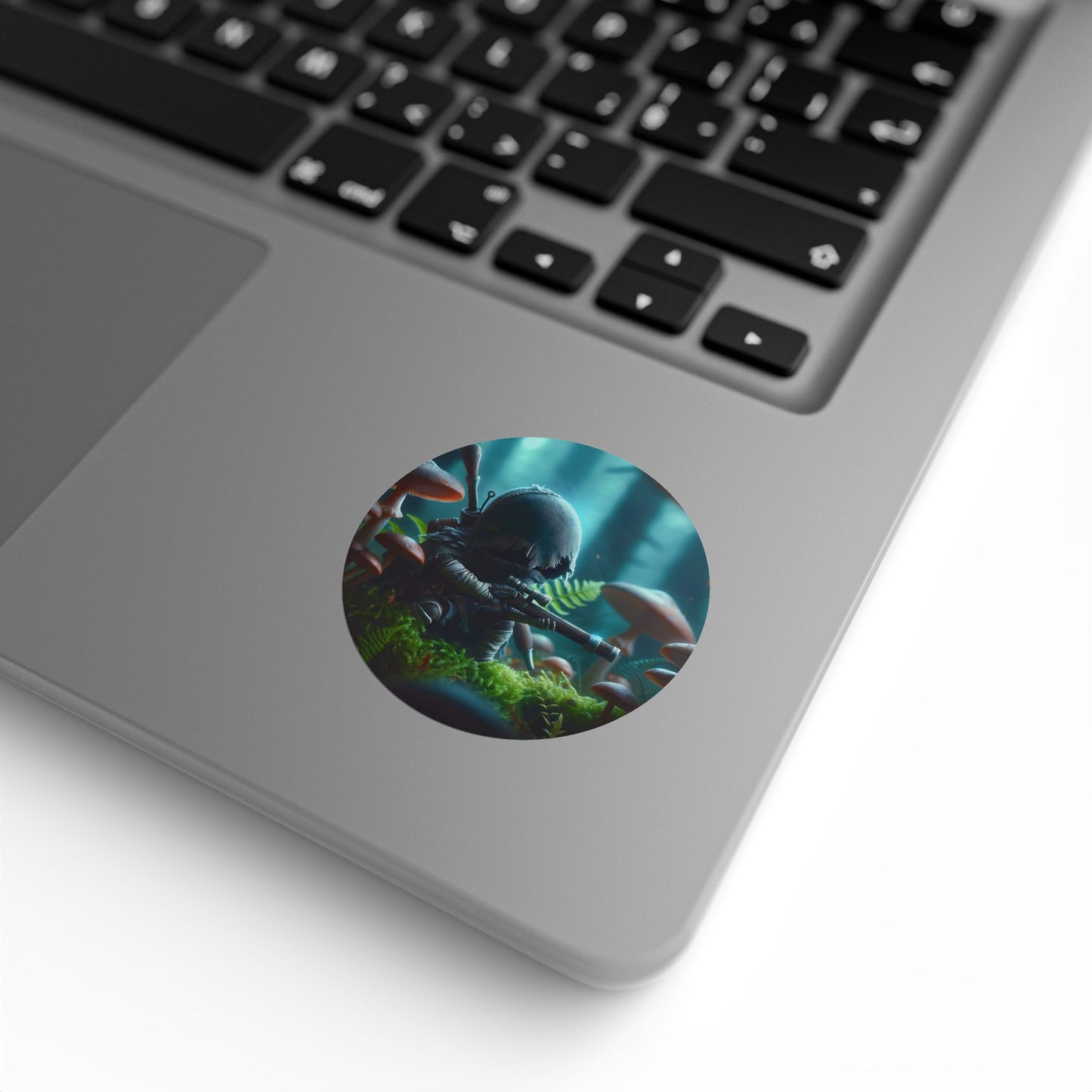 Sticker Label Roll | Round | Mycological Sci-Fi | Tiny Hunter