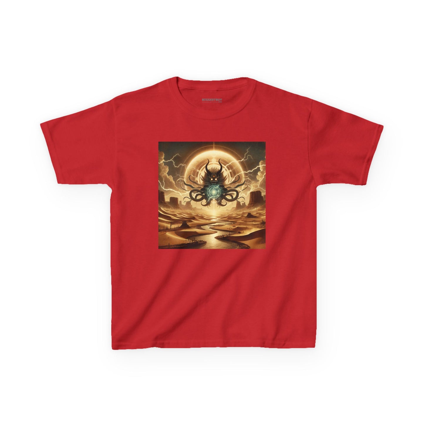 Camiseta | Camiseta para niños | Algodón grueso | Horror Cósmico | Entidad Lovecraftiana | Caos