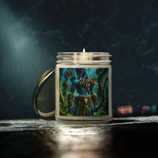 Scented Candle | Tribal Fantasy | Wood Elf Warrior