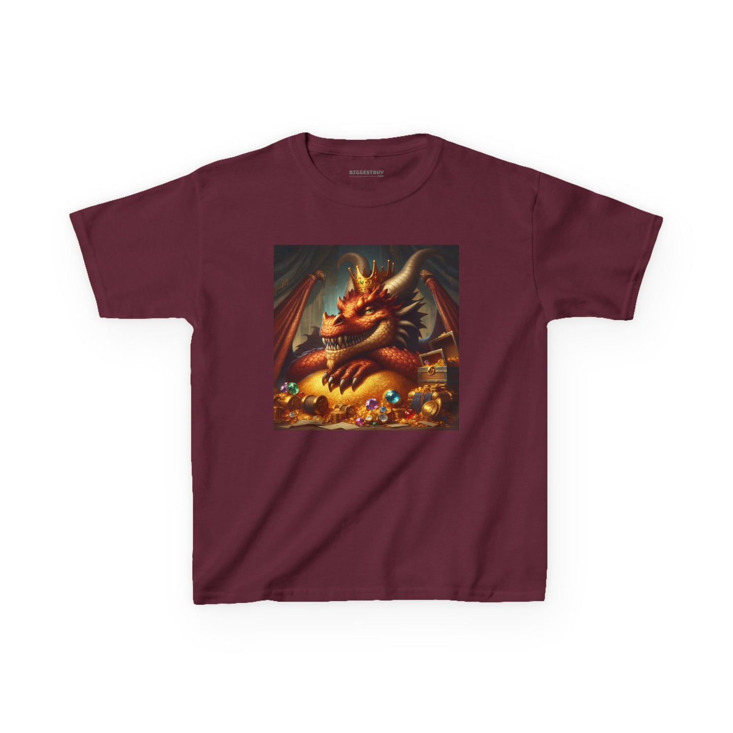 T-Shirt | Koszulka dziecięca | Ciężka bawełna | Nordycka Mitologia | Fafnir | Smok