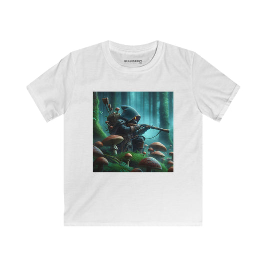 เสื้อยืด | เสื้อยืดเด็ก | ทรงนิ่ม | แฟนตาซีป่าเห็ด | ผู้พิทักษ์เห็ด