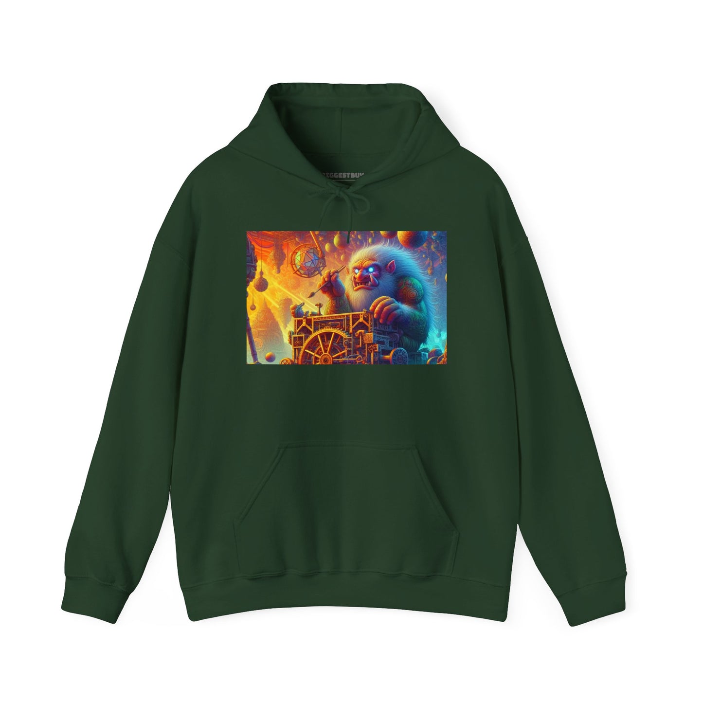 Bluza z kapturem | Unisex | Bluza dresowa z kapturem | Gruba mieszanka | Mitologia Arktyczna | Mechanik Lodu