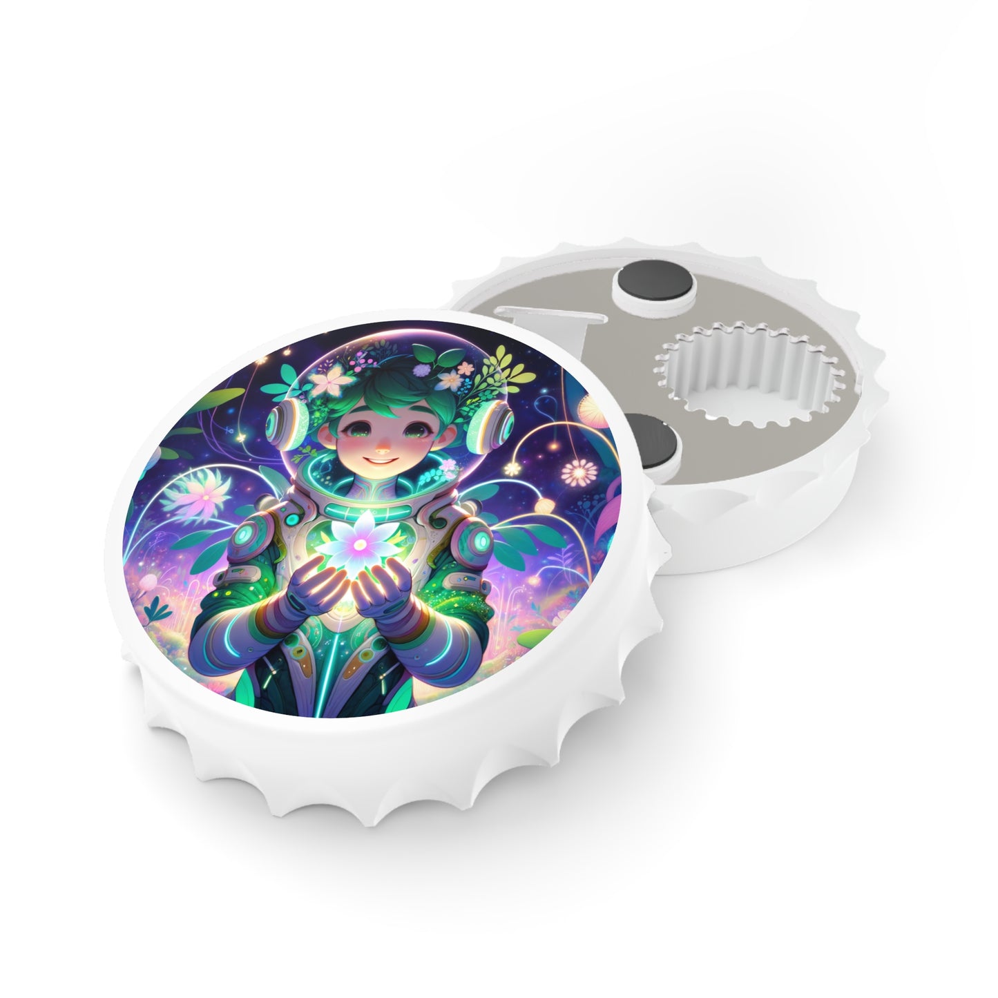 Flessenopener | Technofantasie | Cybernatuur | Groen Wezen