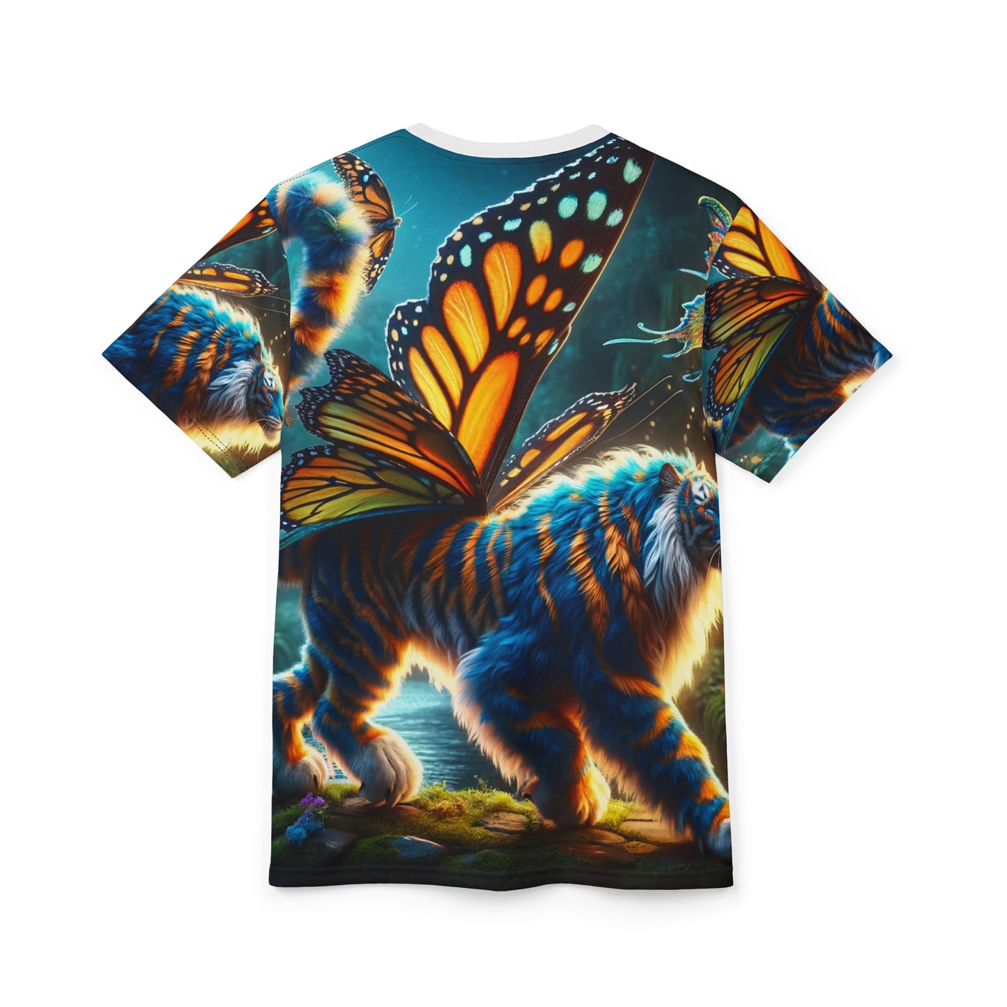 T-shirt | Tryck överallt | Unisex T-shirt | Magisk realism | Mytologisk varelse | Tiger
