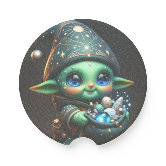 Onderzetter | Auto-onderzetter | Zeepsteen | Kosmische Folklore | Goblin Figurine