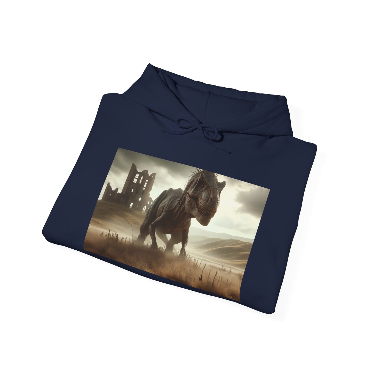 Felpa con cappuccio | Unisex | Felpa con cappuccio | Misto pesante | Paleofinzione | Dinosauri Preistorici | T-Rex