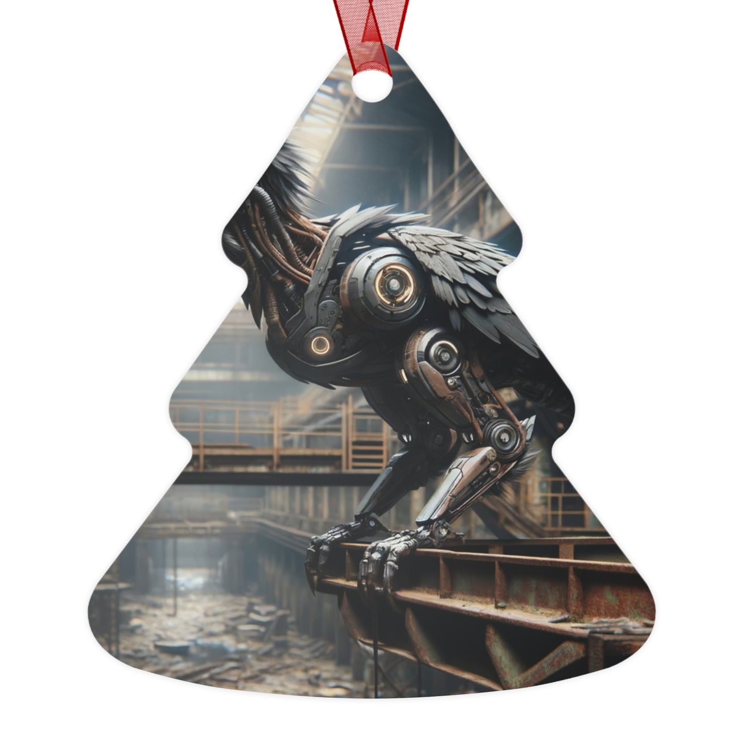 Ornament | Metaal | Steampunk | Klokwerk Mechanica | Raaf