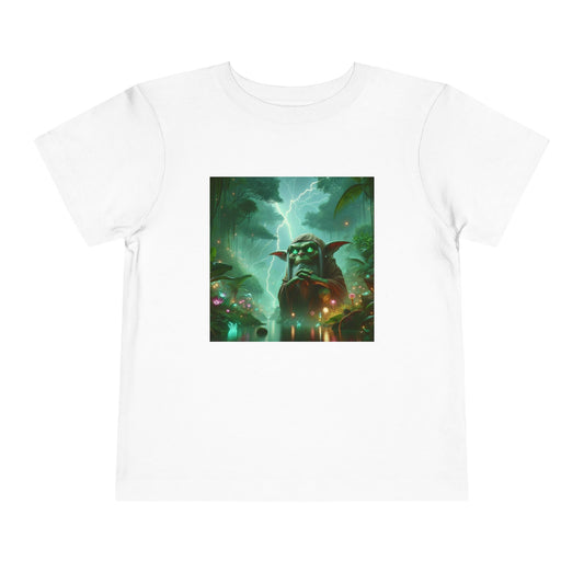 T-shirt | Maglietta per bambini piccoli | Manica corta | Fantasy Folcloristico | Sciamano Goblin