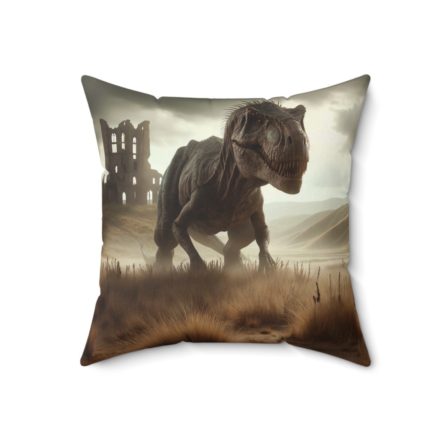 Cuscino | Poliestere | Quadrato | Paleofinzione | Dinosauri Preistorici | T-Rex