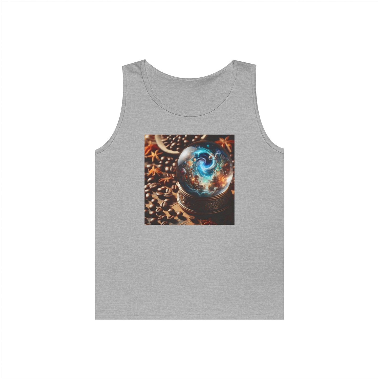 Tanktop | Unisex | Schwere Baumwolle | Kosmische Mythologie | Schneekugel