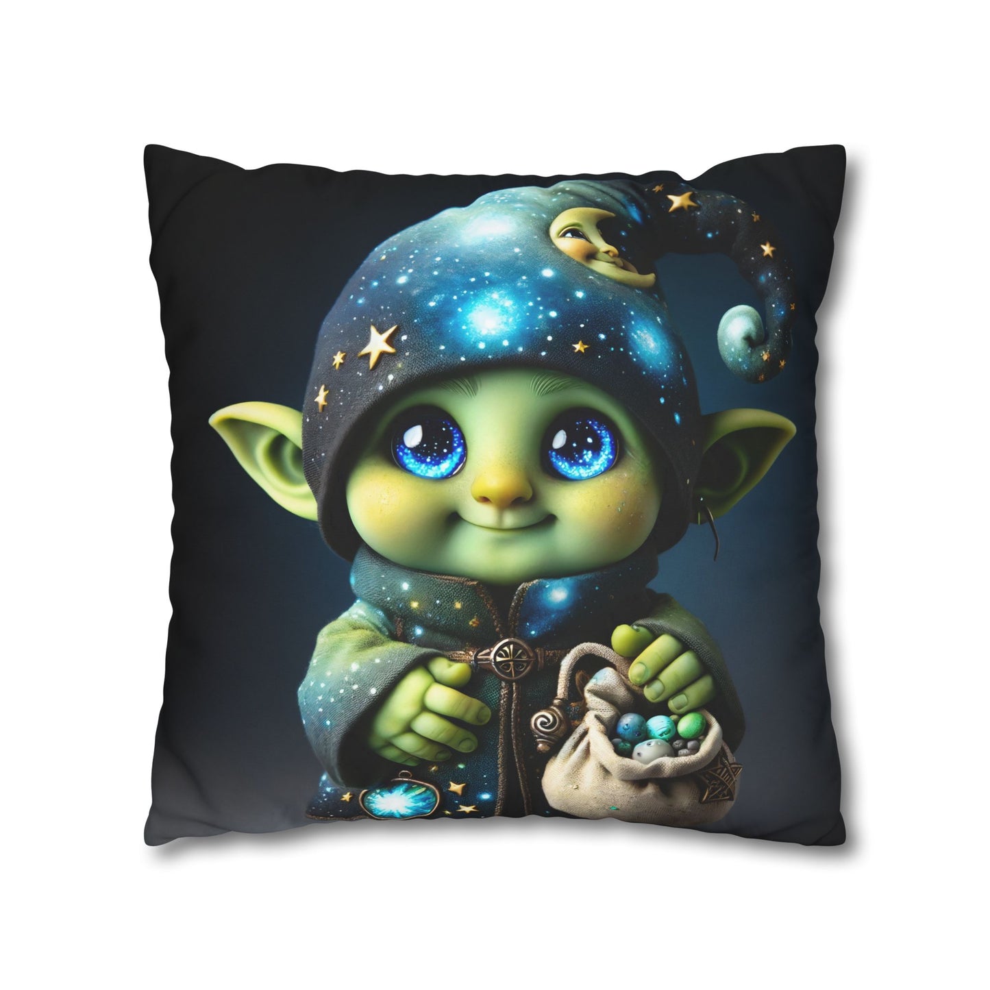 Örngott | Fyrkantigt | Polyester canvas | Fantasy | Celestial Magi | Brownie