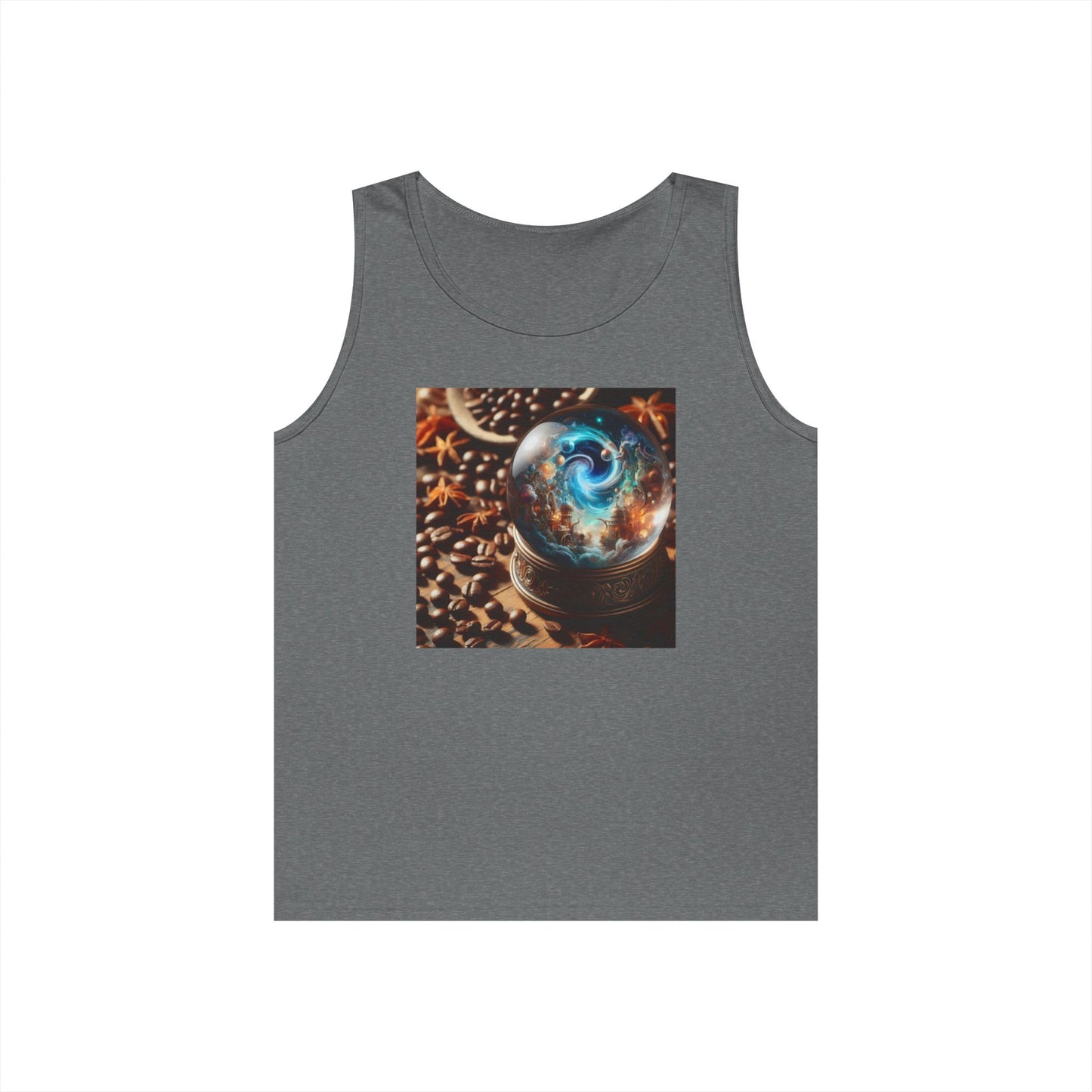 Tanktop | Unisex | Schwere Baumwolle | Kosmische Mythologie | Schneekugel