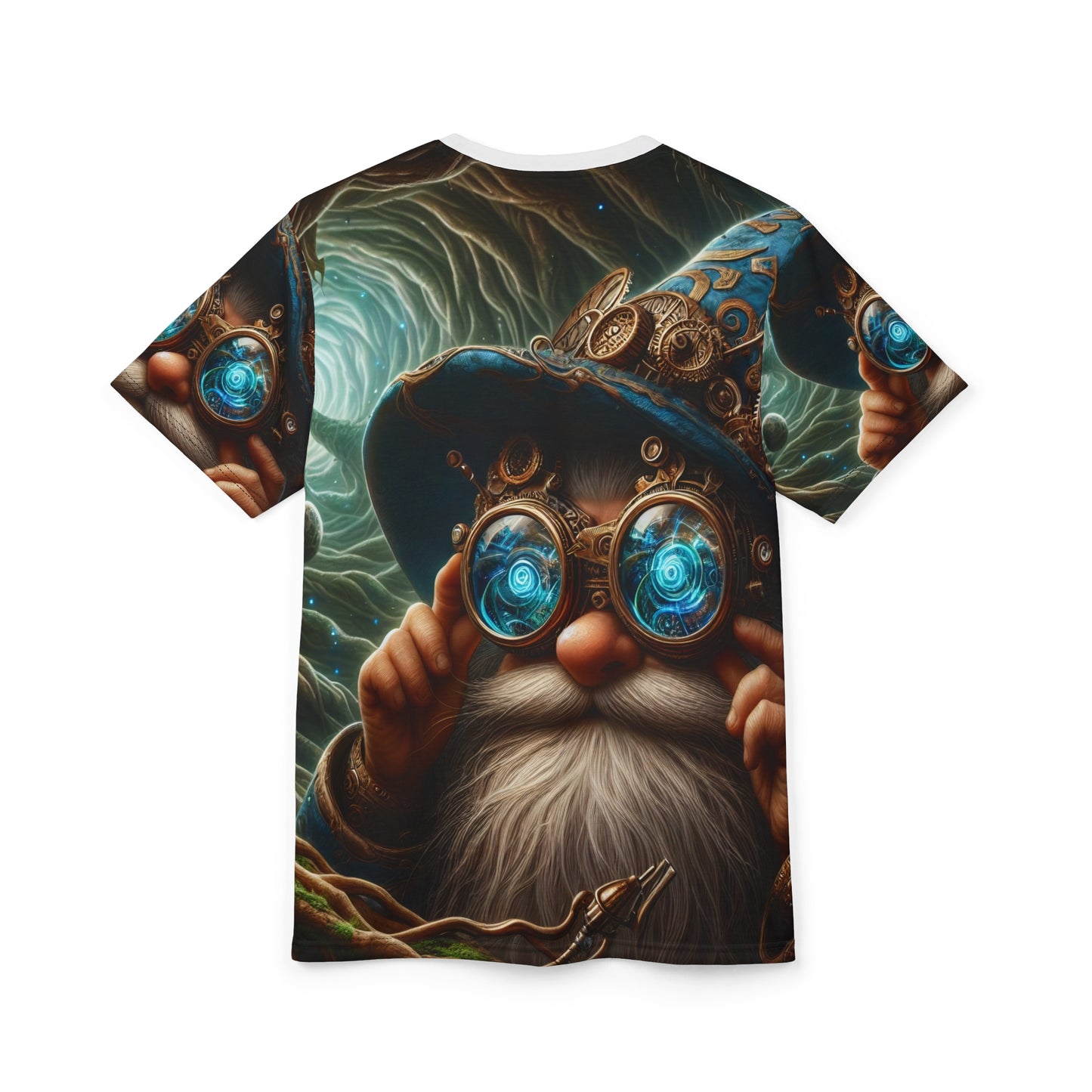 تي شيرت | طباعة شاملة | تي شيرت للجنسين | خيال الفوارتاليم | ساحر القزم