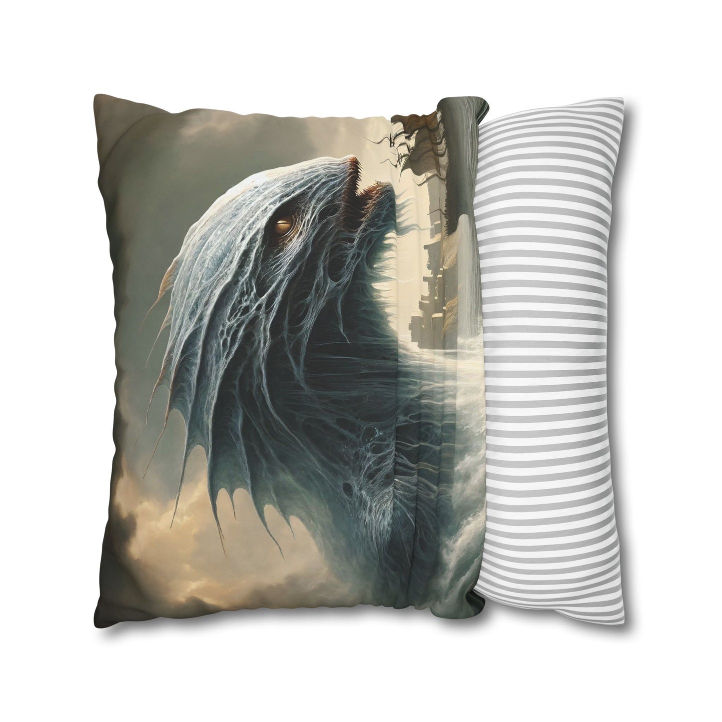 Federe | Quadrato | Tela di poliestere | Mitologia Nordica | Jörmungandr | Serpente Marino
