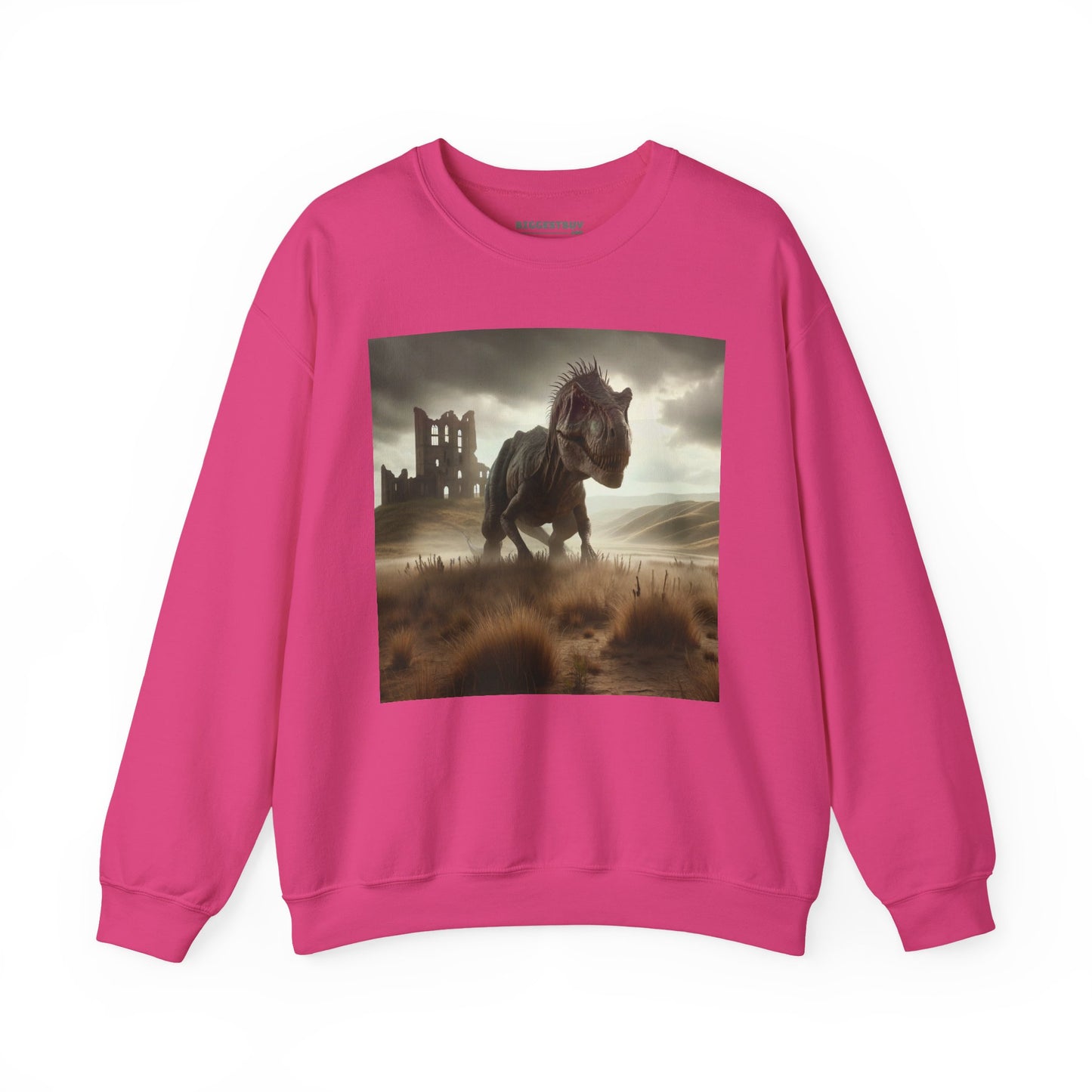 Felpa | Unisex | Girocollo | Misto pesante | Paleofinzione | Dinosauri Preistorici | T-Rex