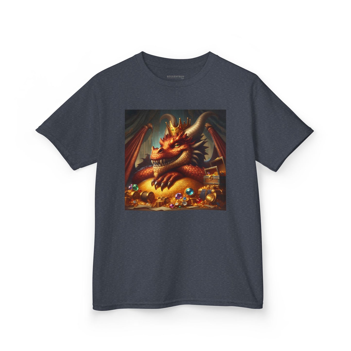 T-Shirt | Koszulka dziecięca | Ciężka bawełna | Nordycka Mitologia | Fafnir | Smok