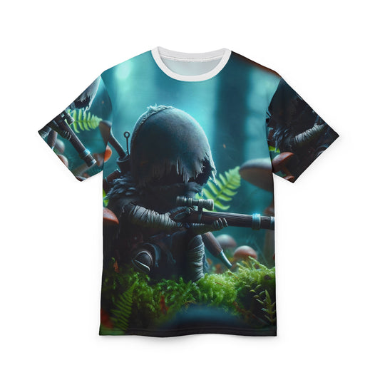 T-skjorte | Heldekkende trykk | Unisex T-skjorte | Biomystikk | Mikroskoger | Vokter