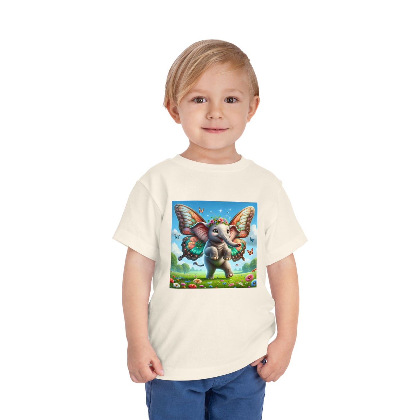 T-Shirt | Koszulka dla malucha | Krótki rękaw | Baśniowa fauna | Airavata | Słonik