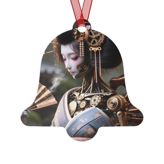 Ornament | Metall | Steampunk | Cyberpunk | Geisha