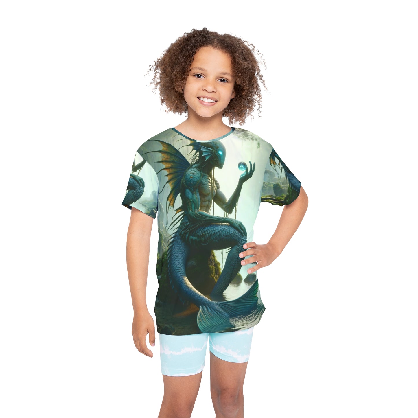 Koszulka sportowa | Dzieci | Wodny Duch | Słowiański Vodyanoy