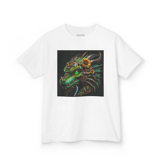 T-Shirt | Kids Tee | Heavy Cotton | Steampunk Fantasy | Dragon Head